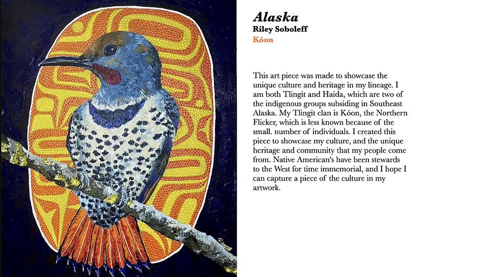 Juneau high school junior competes in Celebrate the West art competition this week
