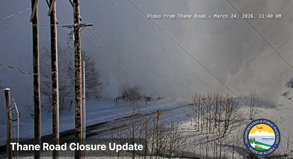 Thane Road remains closed after eight avalanches observed Tuesday