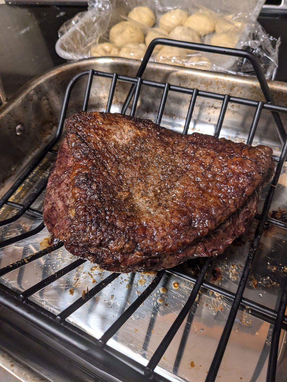 The roast right out of the oven. (Photo by Patty Schied)