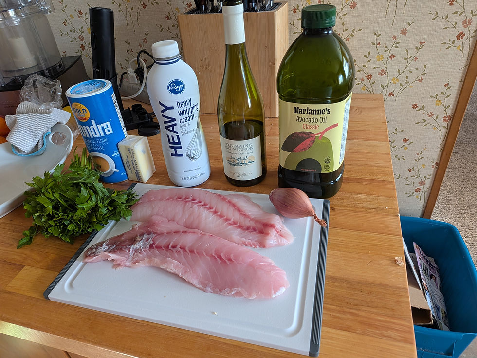 Raw fish and ingredients. (Photo by Patty Schied)