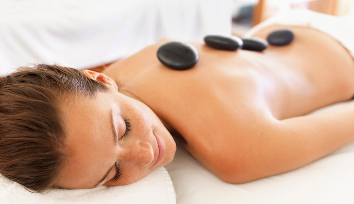 Hot Stones back placement