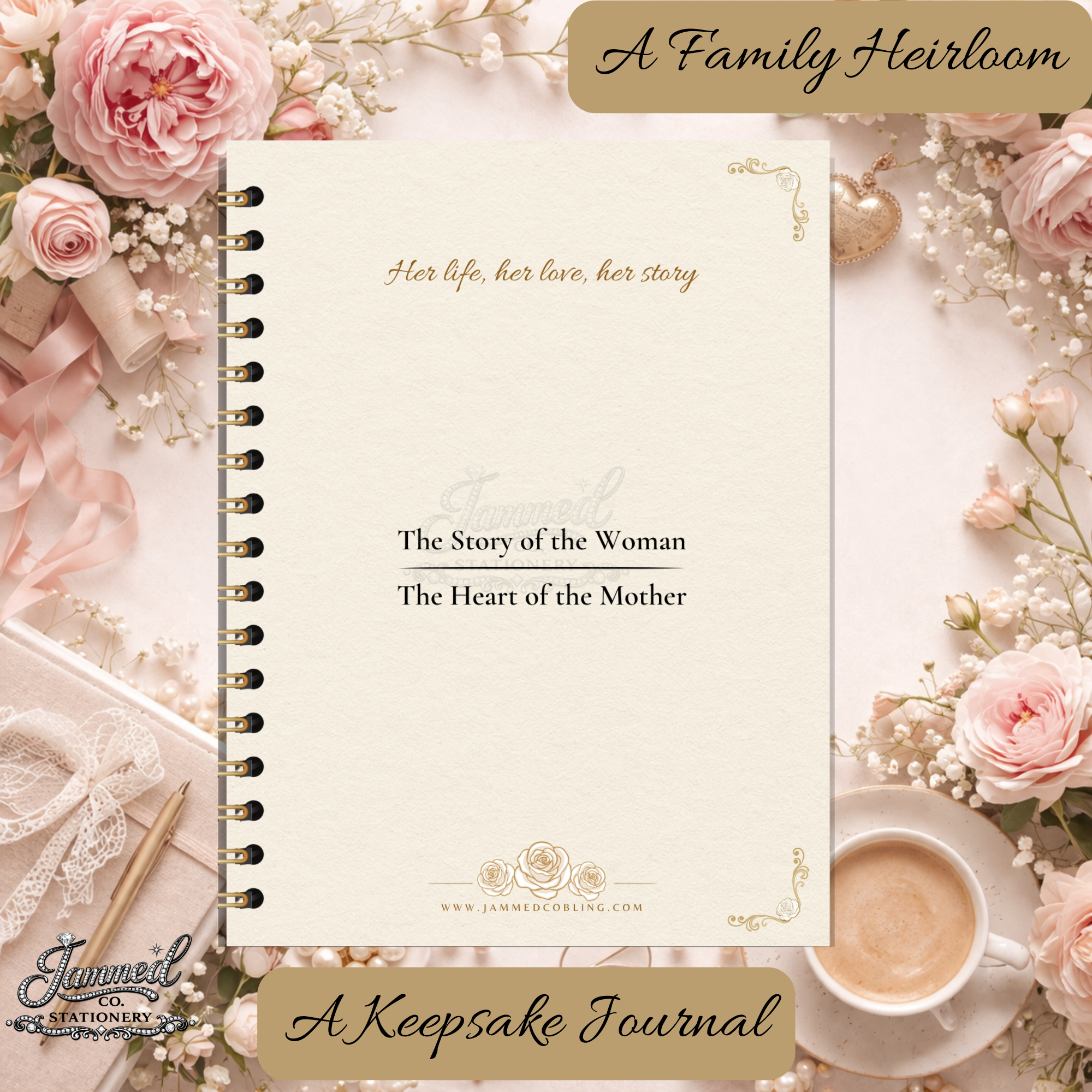 The Woman Behind the Mother Guided Keepsake Journal