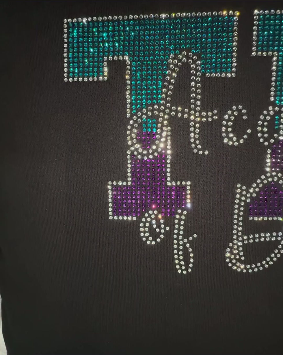 Thumbnail: TLC Dance Mom Rhinestone Pullover Crewneck & Hoodie V1