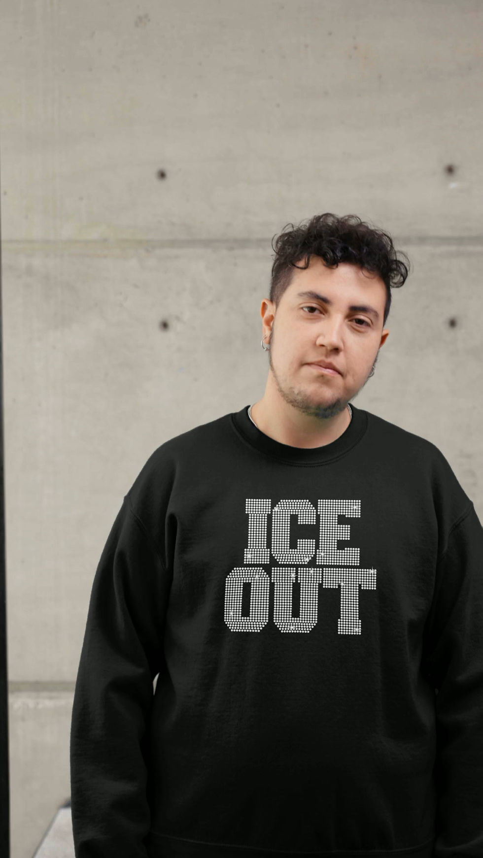 Thumbnail: ICE OUT Rhinestone Statement Design | Tee, Long Sleeve, Sweatshirt & Hoodie