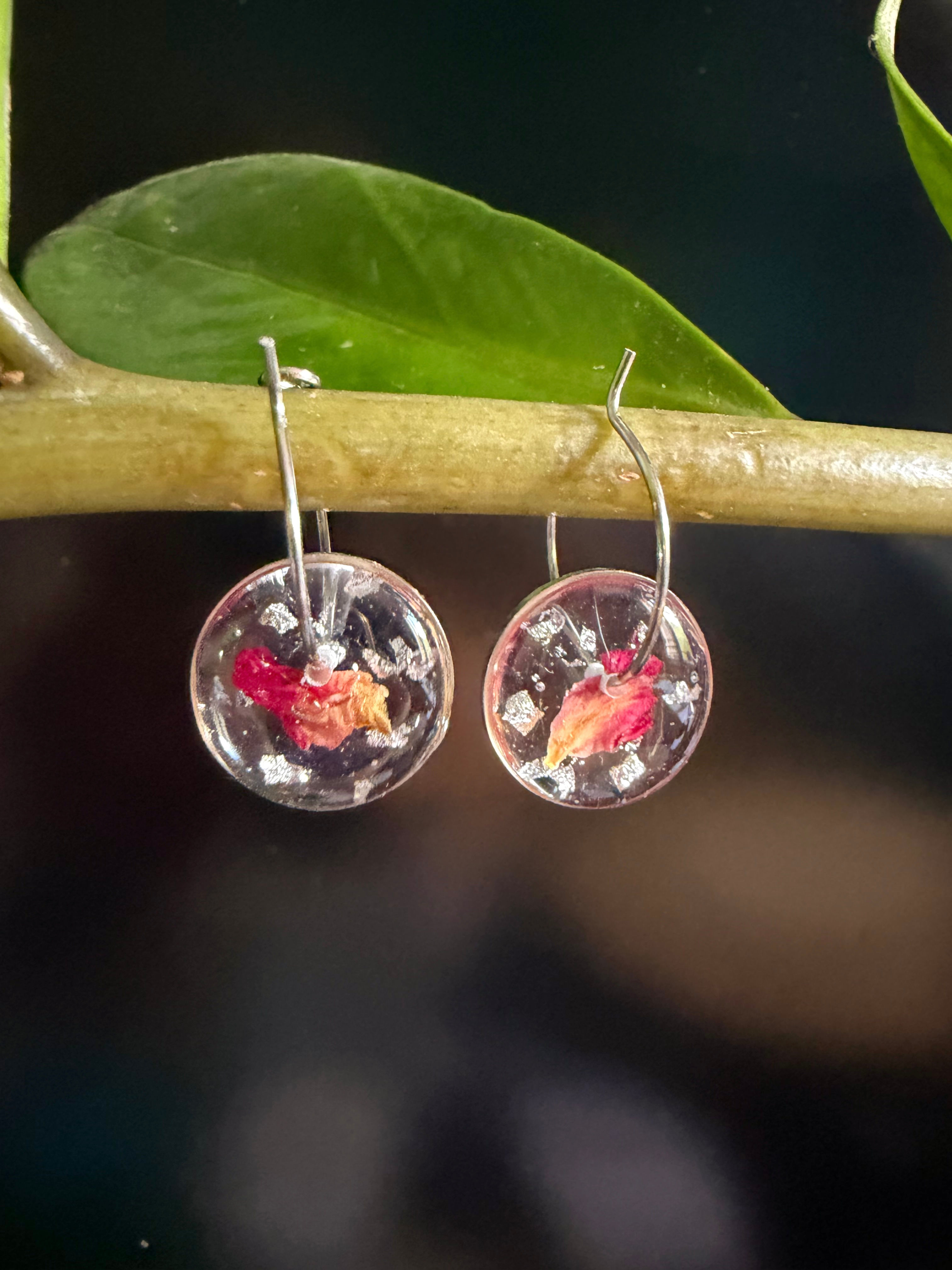 Boucles d'oreilles " Damas 059"