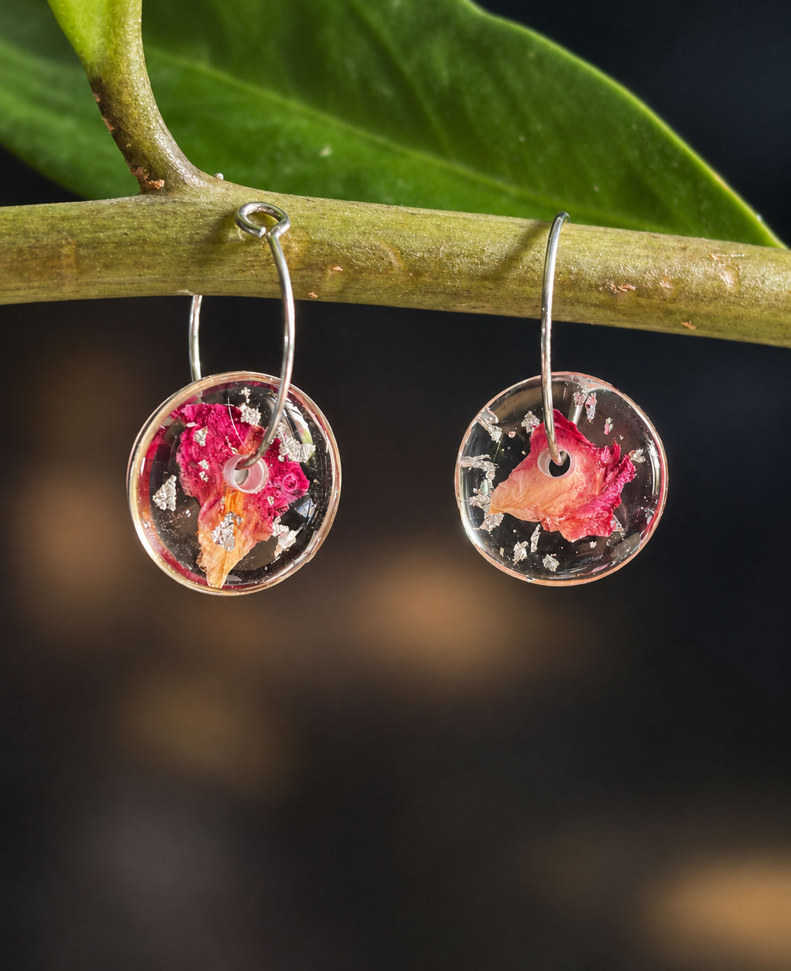 Boucles d'oreilles " Damas 060"