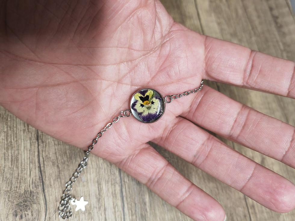 Miniature : Bracelet "visage de pensée"