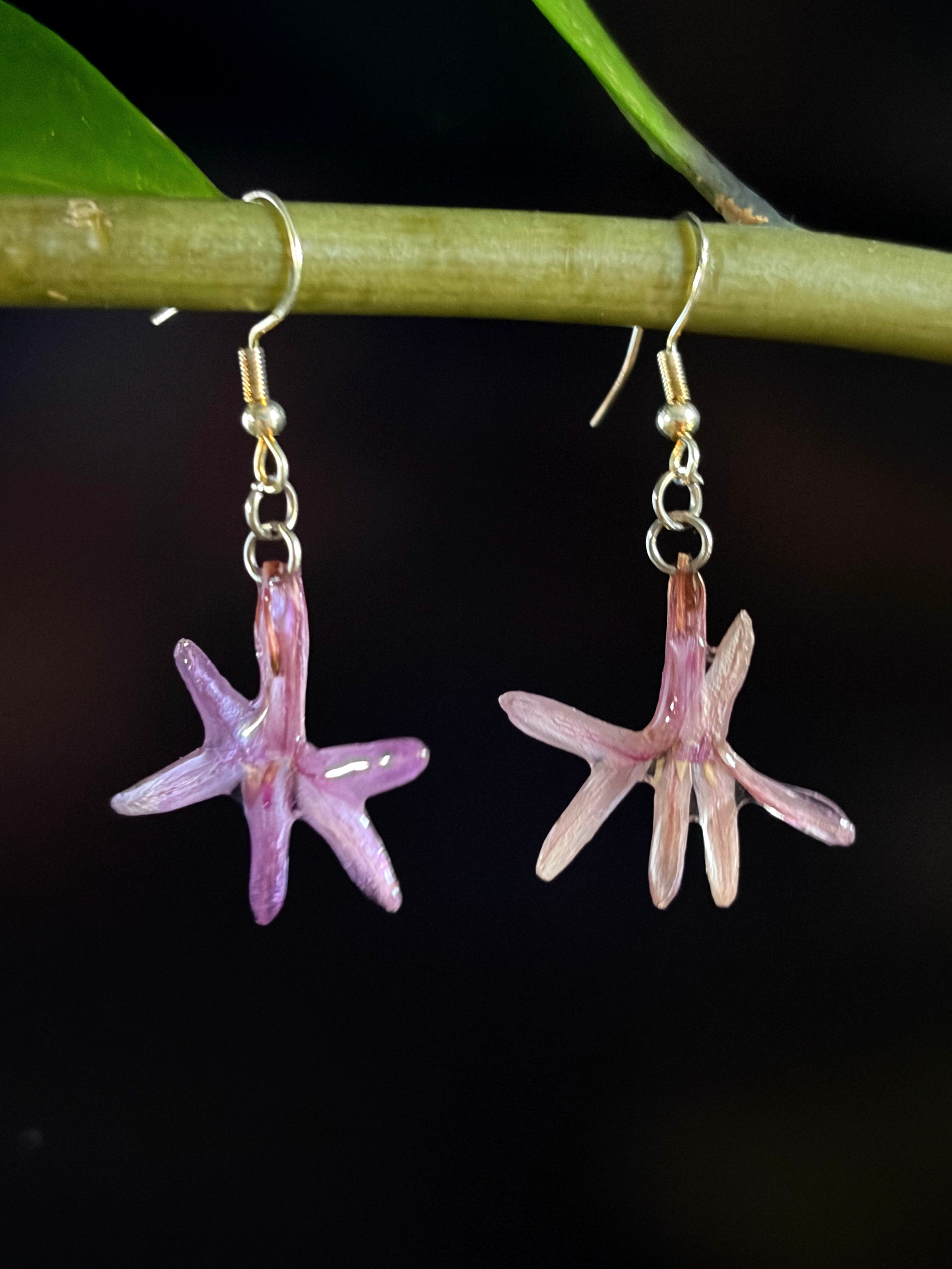 Boucles d'oreilles "Ail d'étoile"