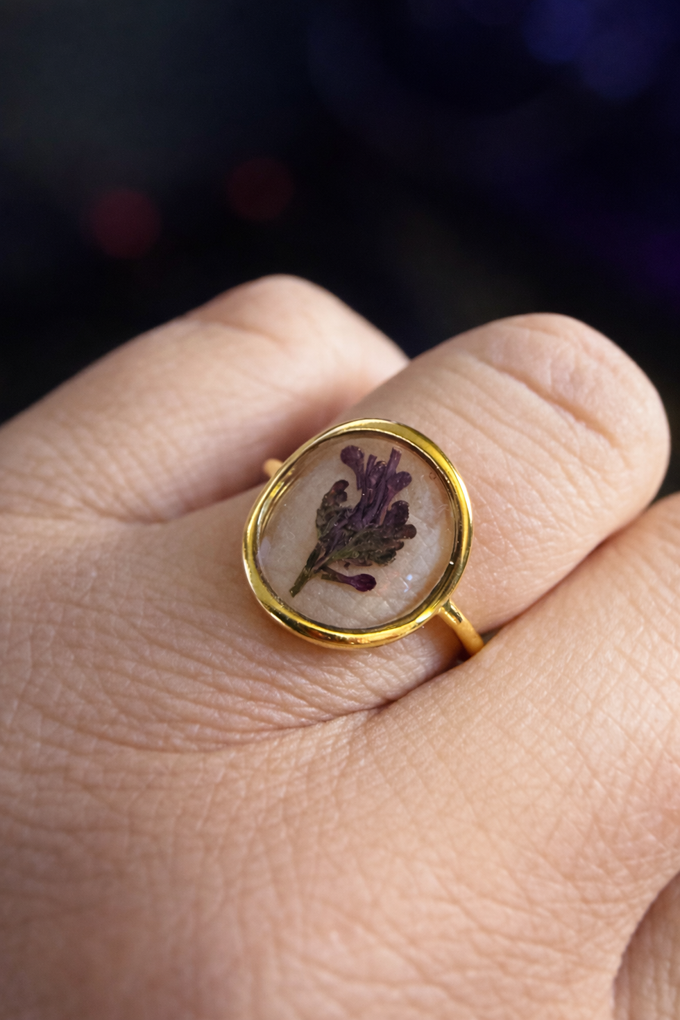 Miniature : Bague "bouquet de sauge"