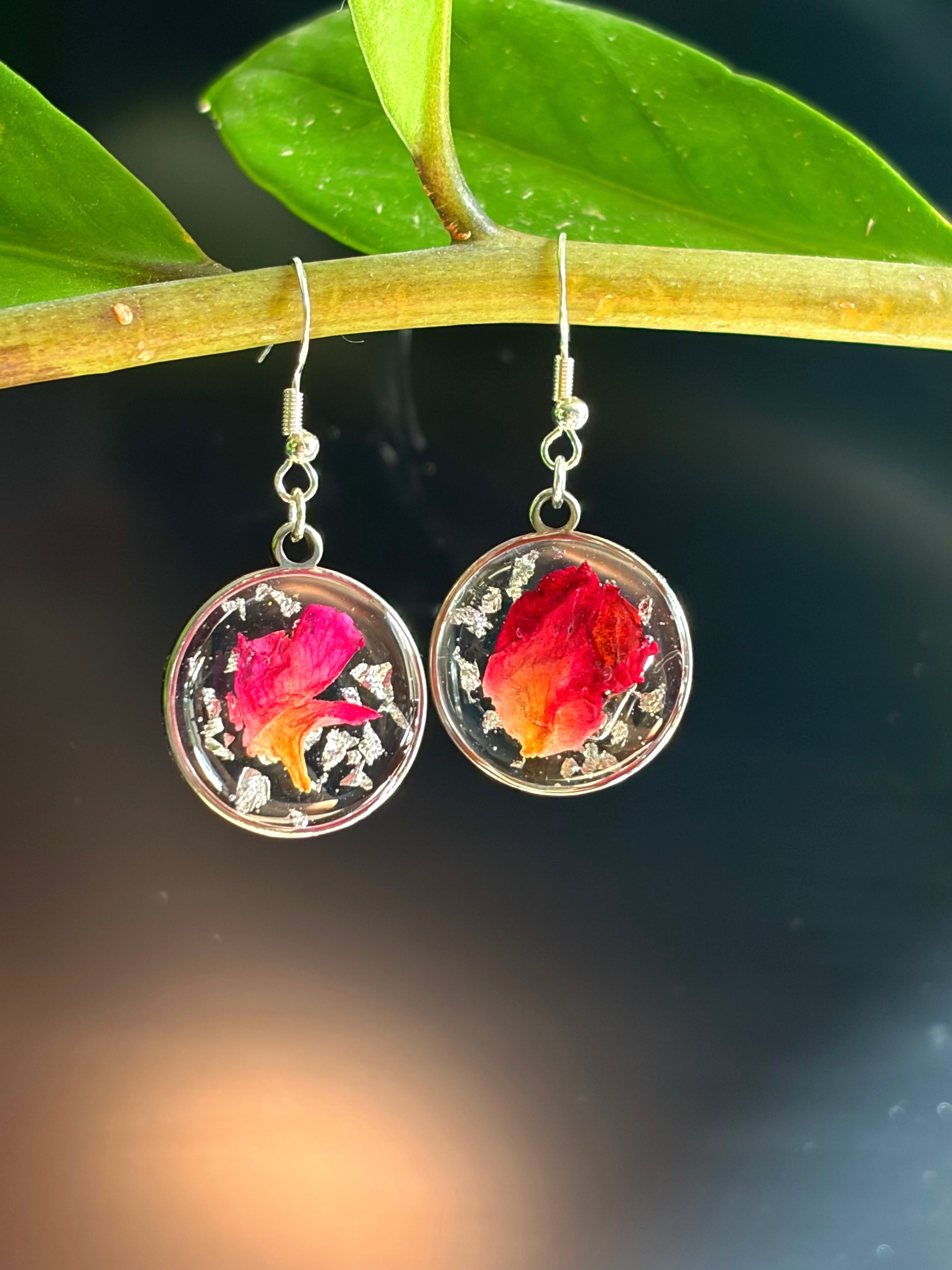 Boucles d'oreilles " Damas 055"
