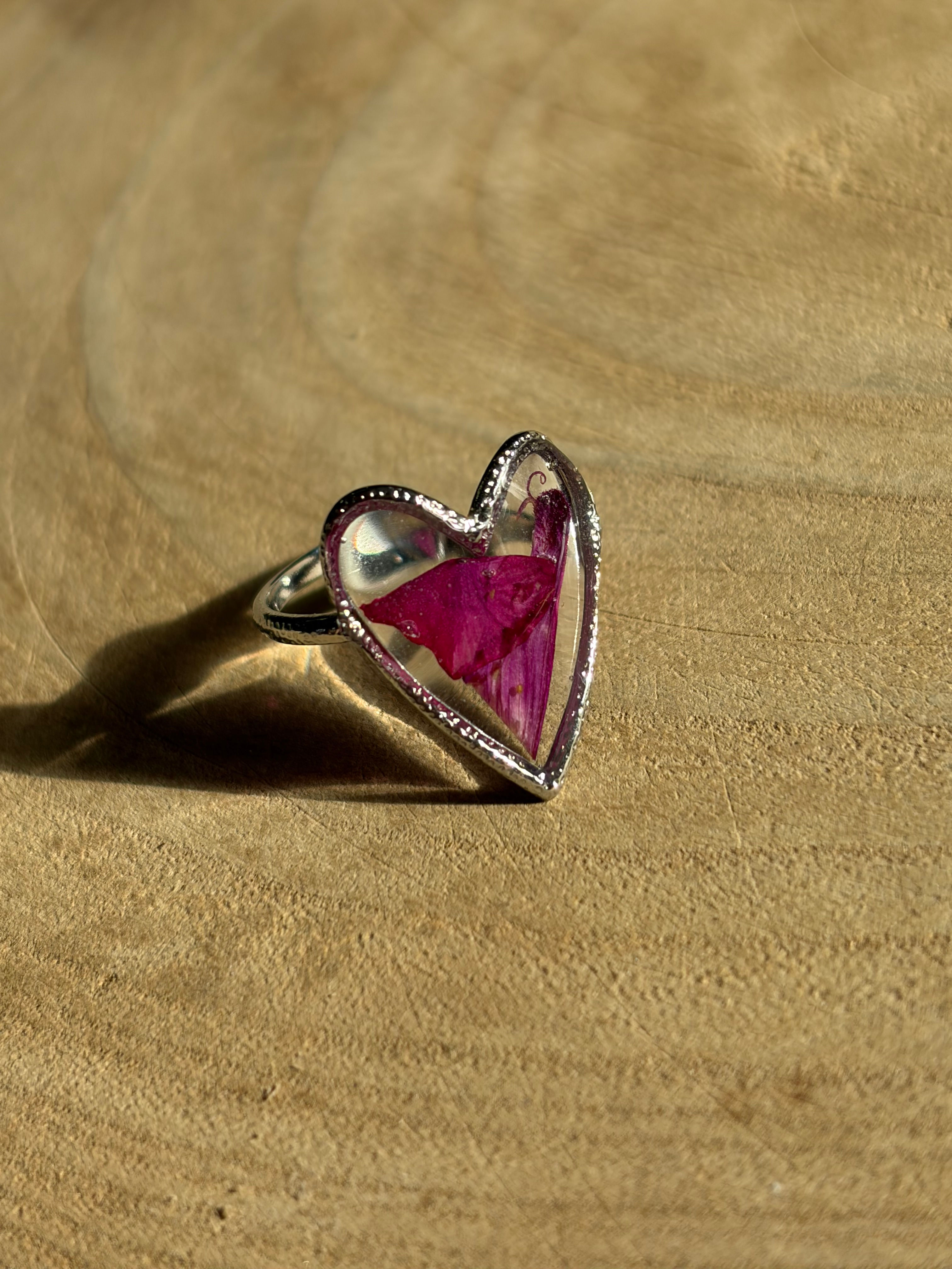 Bague "Coeur de Sauge"