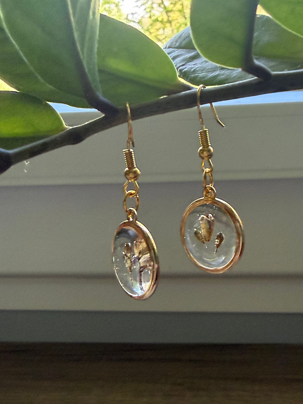 Miniature : Boucles d'oreilles "little Sauge"