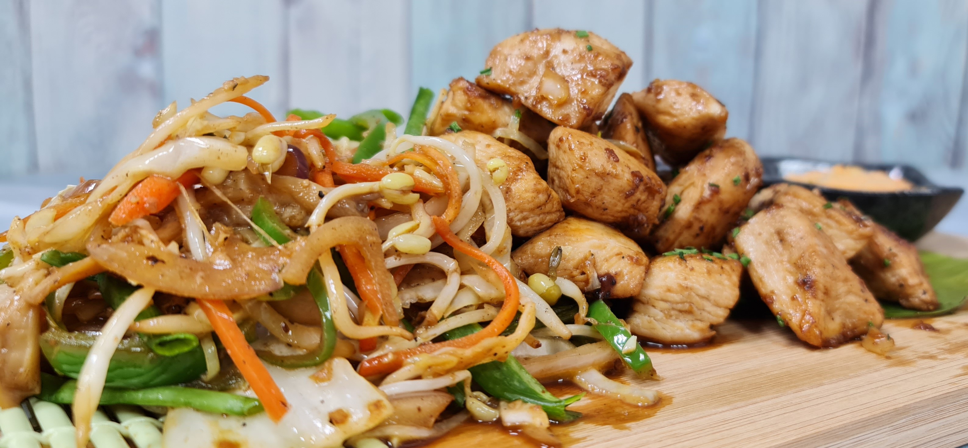 Arranged Food and Objects