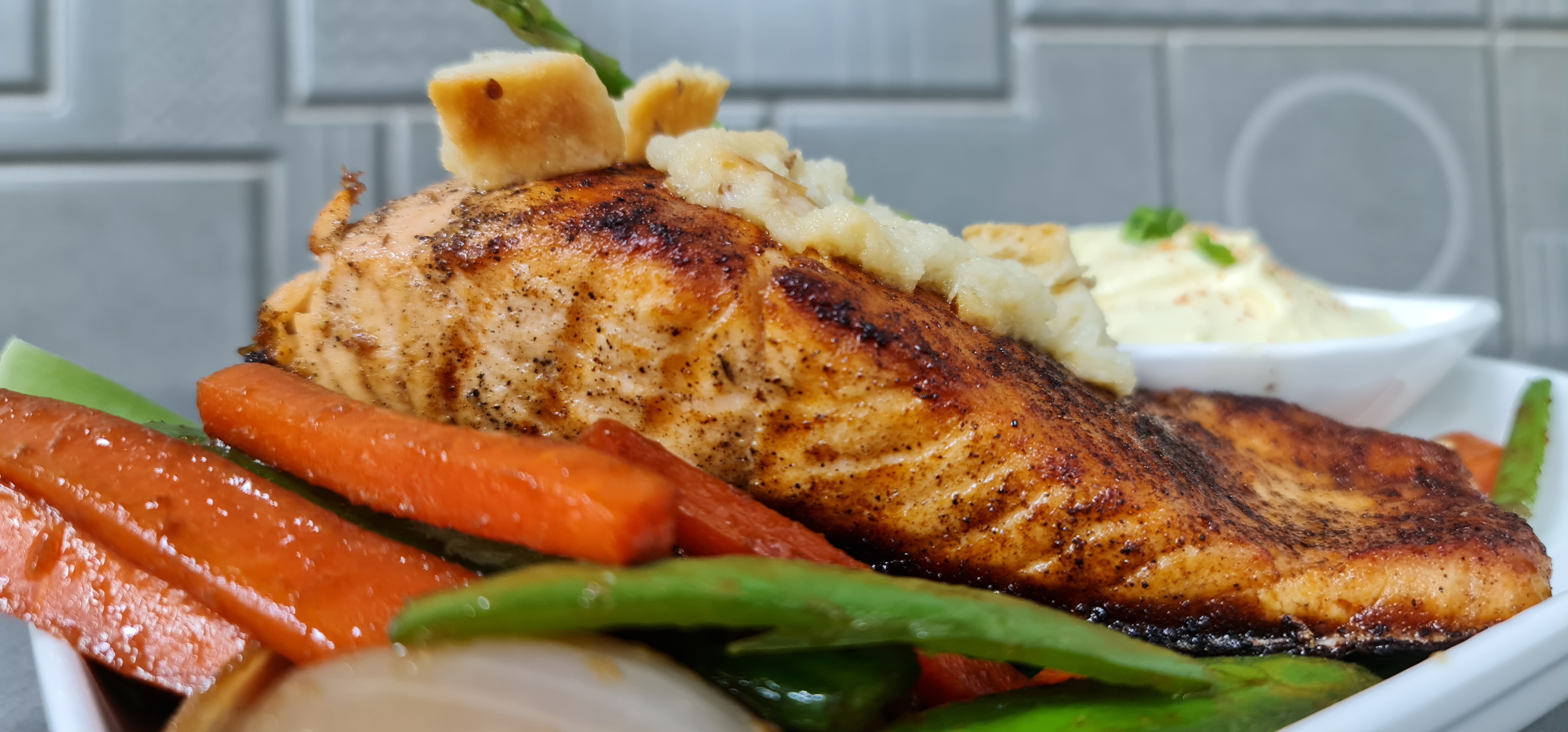 Arranged Food and Objects