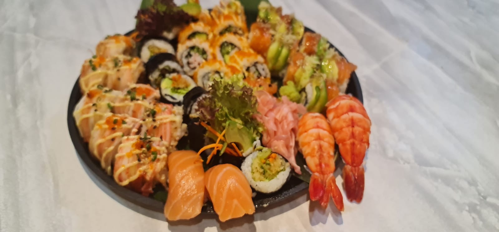 Arranged Food and Objects