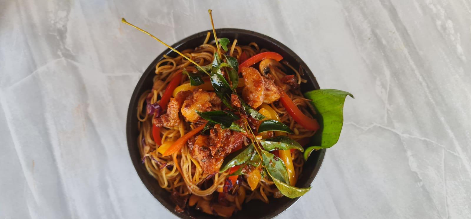 Arranged Food and Objects