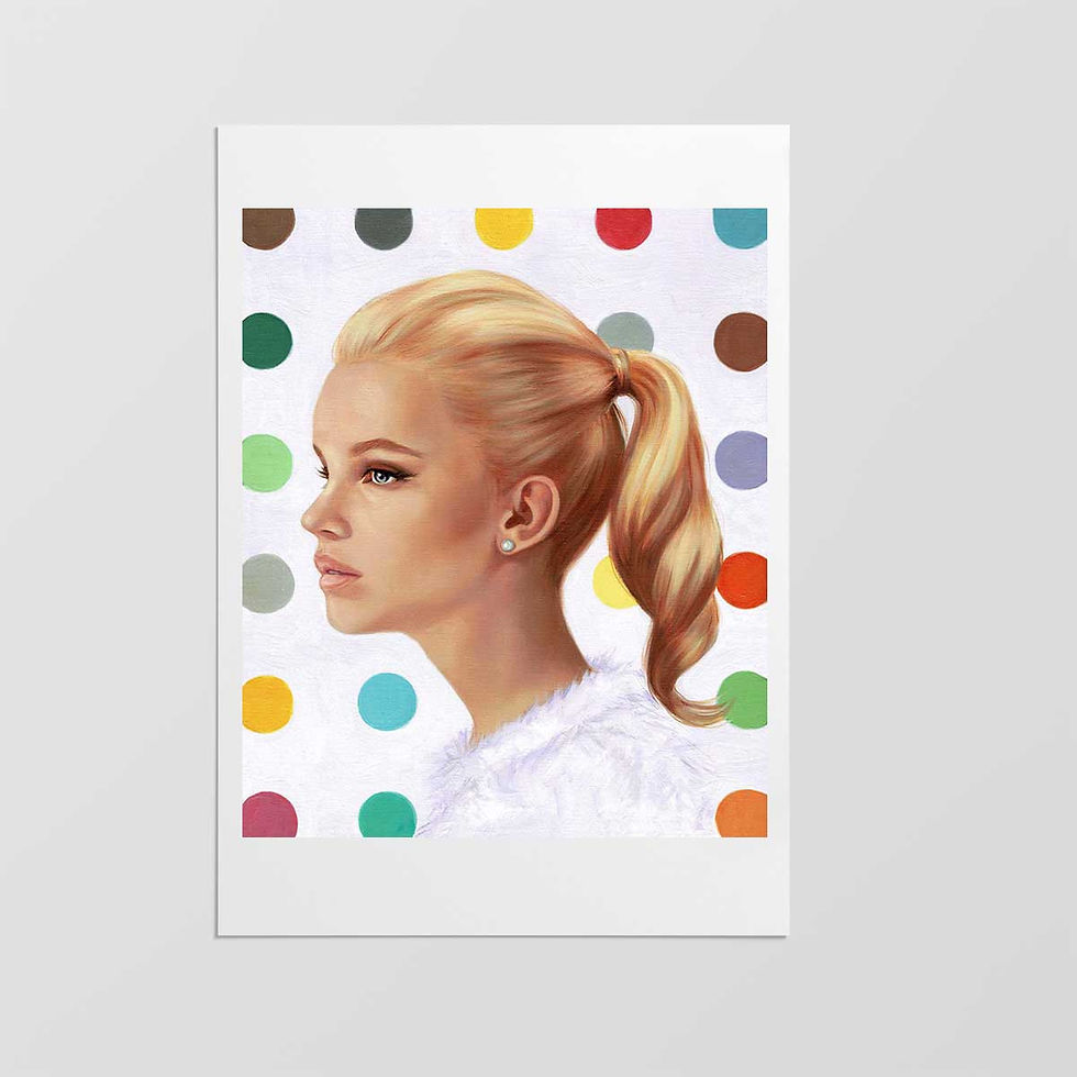 Thumbnail: Snowflakes - Art Print