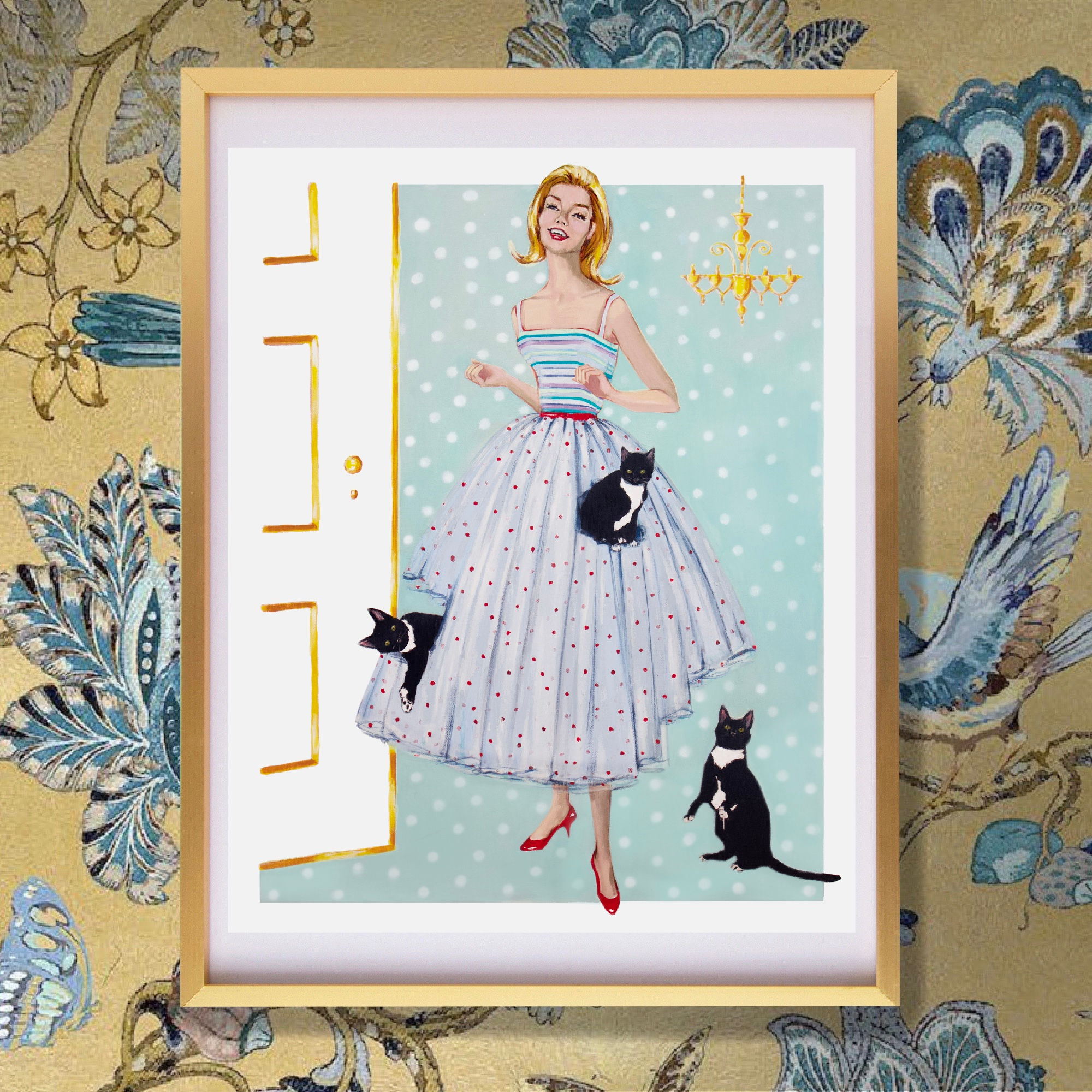 The Cat Couturier - Art Print