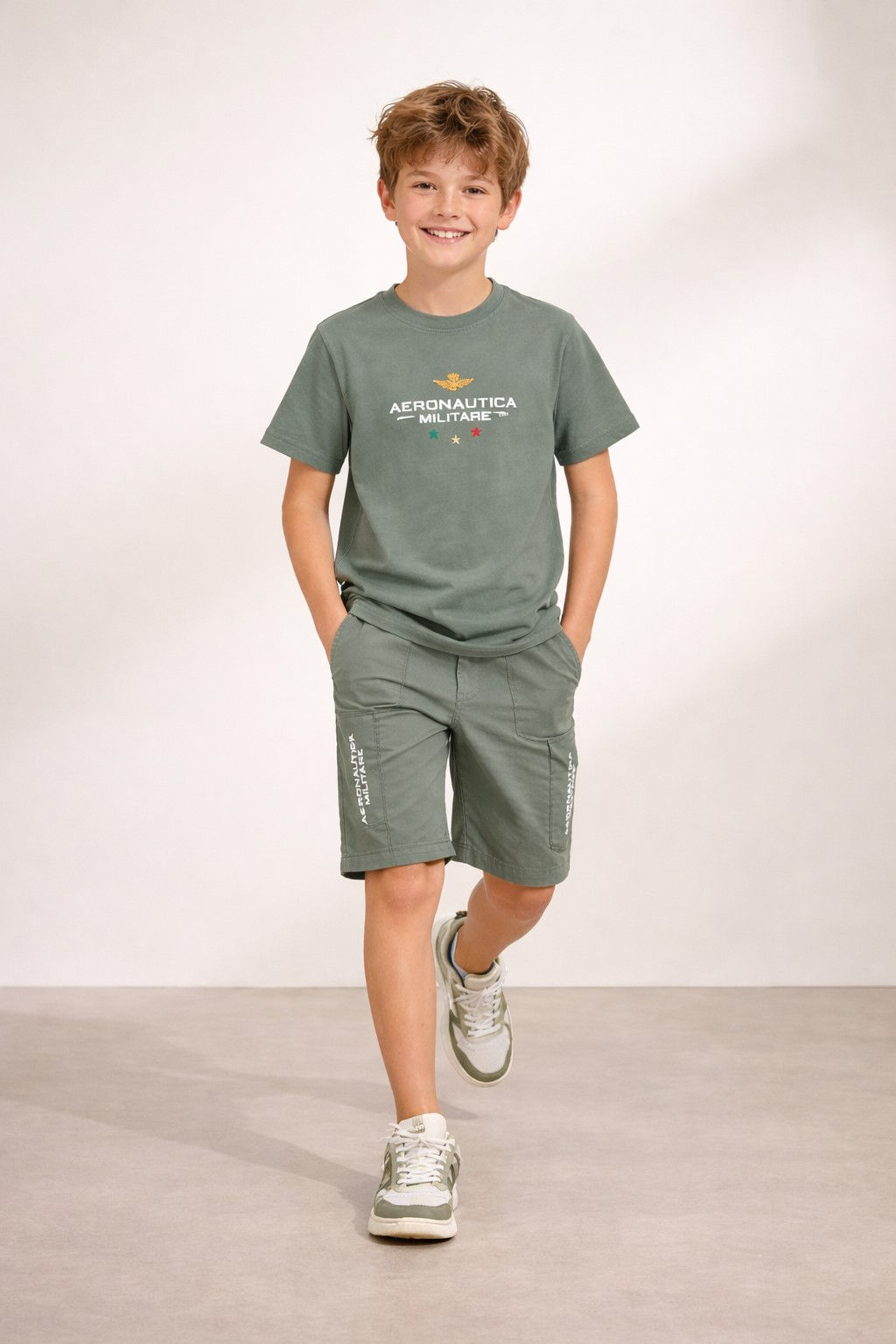 Completo T-SHIRT + BERMUDA Aeronautica Militare
