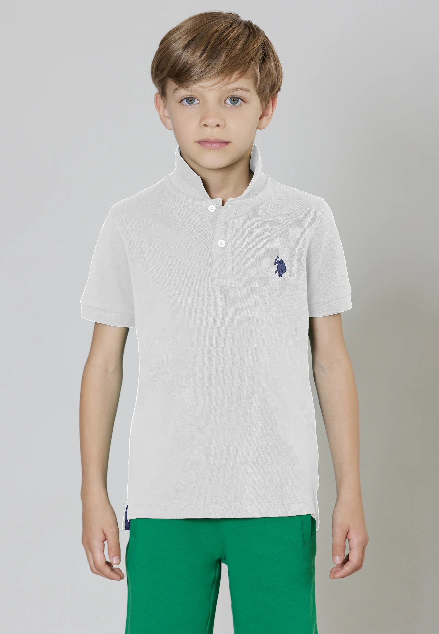 POLO MANICA CORTA IN PIQUET CON LOGO US43597001