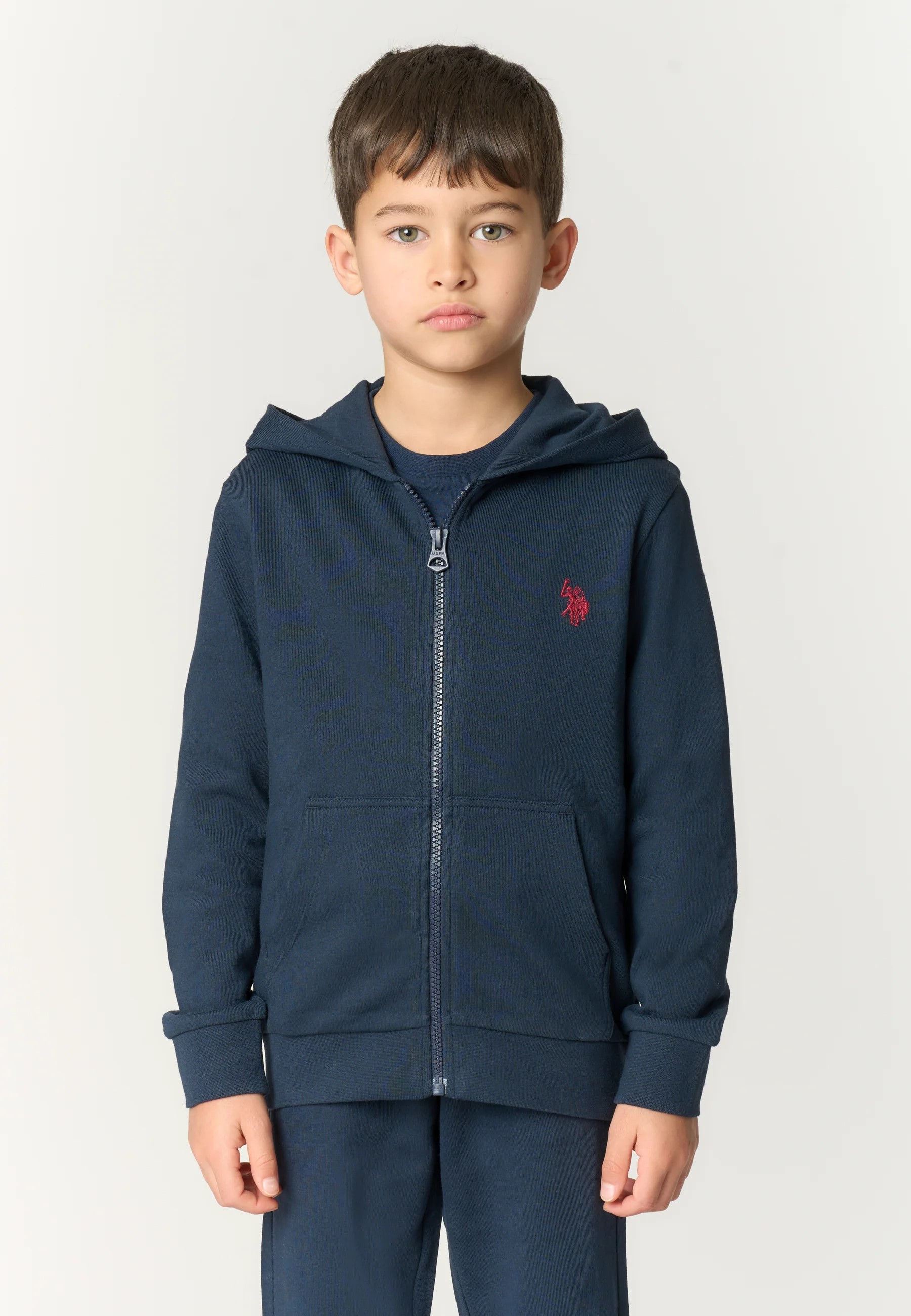 FELPA ZIP GARZATA U.S. POLO ASSN