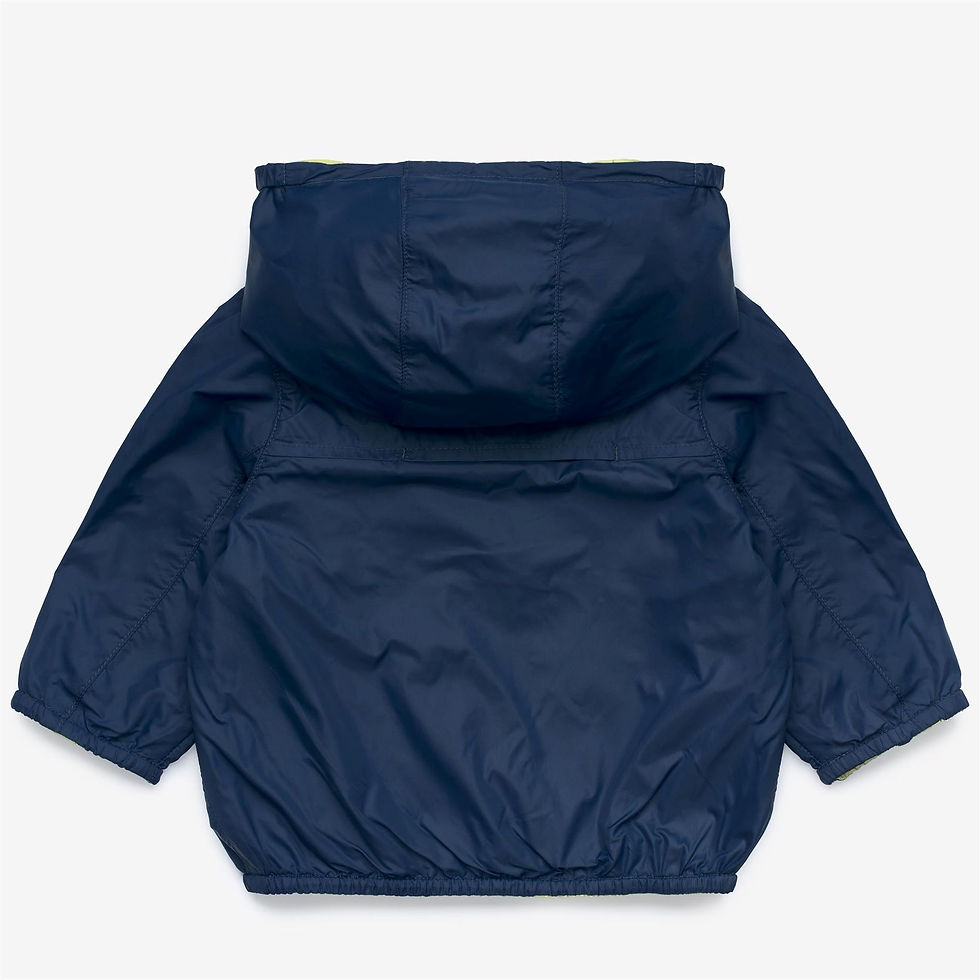 Miniatura: K-way Giubbino Leggero con Cappuccio Reversibile 