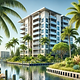 DALL·E 2025-01-06 20.47.39 - A photorealistic square illustration of a Florida condominium