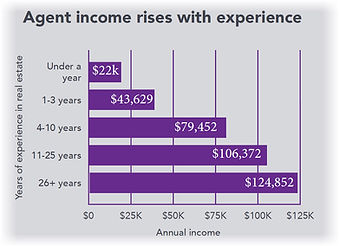RE Salary by Experience