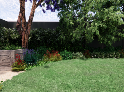 backyard natural timber