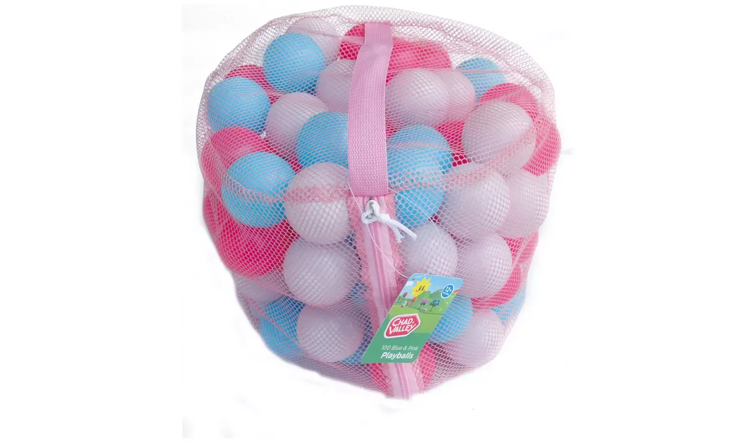 Chad Valley Bag of 100 Pink and Blue Play balls
