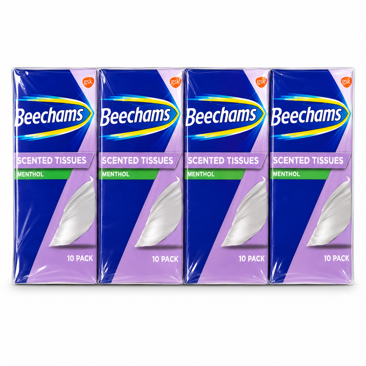 Beechams Menthol Scented Pocket Tissues 10 Pack Soft Strong Everyday Use