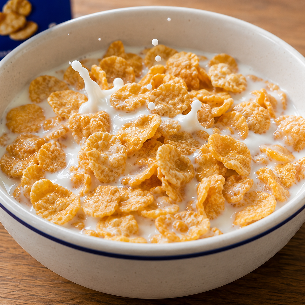 Thumbnail: Crownfield Frosted Flakes Crispy Corn Breakfast Cereal Rich in Fibre 500g