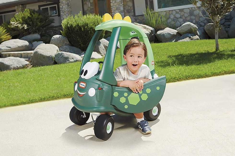 Thumbnail: Little Tikes Cozy Coupe Car Go Green Dino Ride On