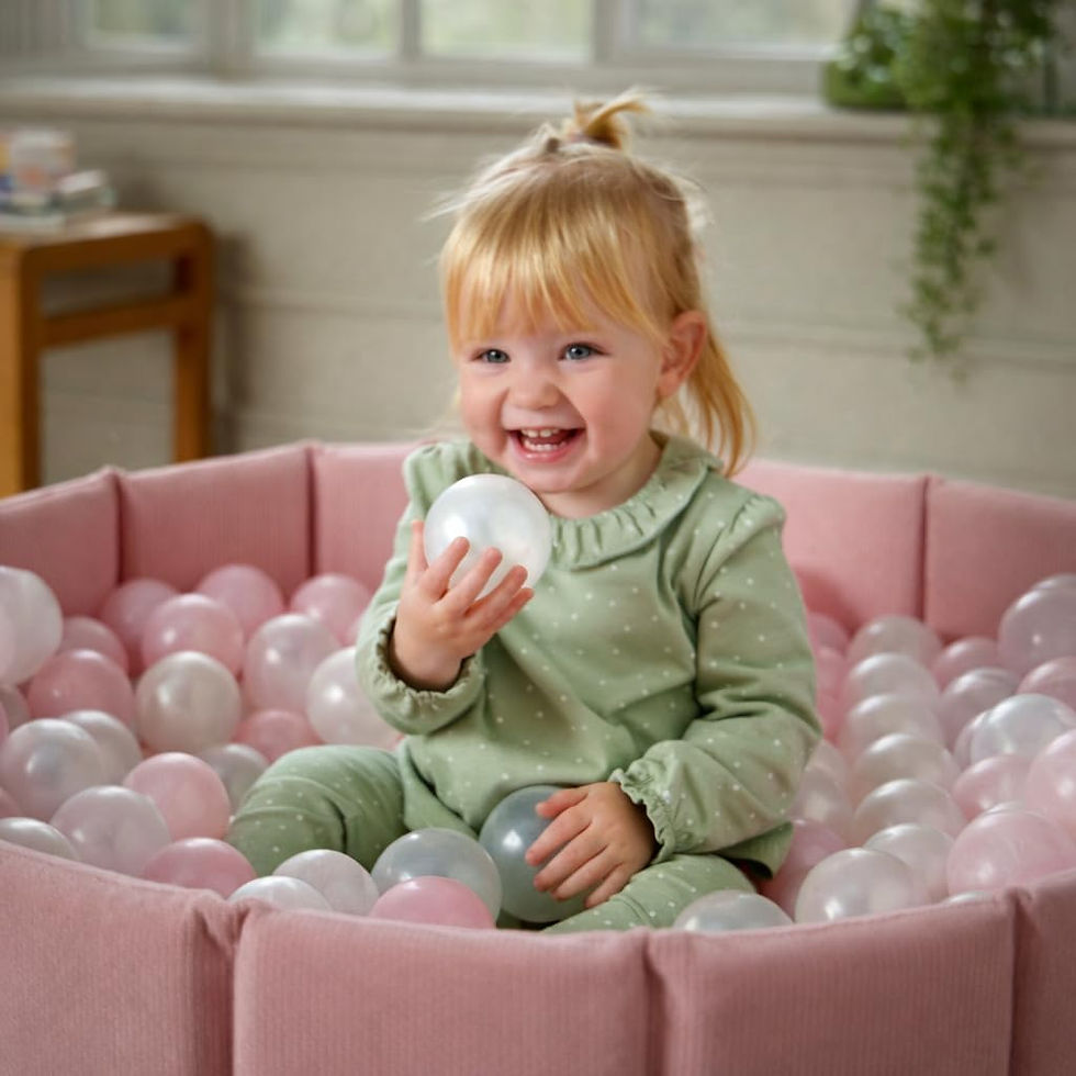 Thumbnail: Play Factory Foam Ball Pit with 150 Balls Pink