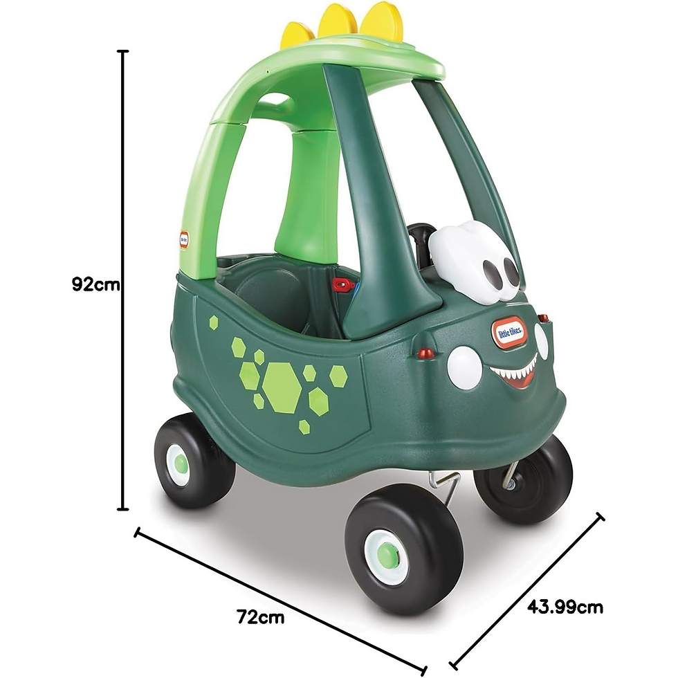 Thumbnail: Little Tikes Cozy Coupe Car Go Green Dino Ride On