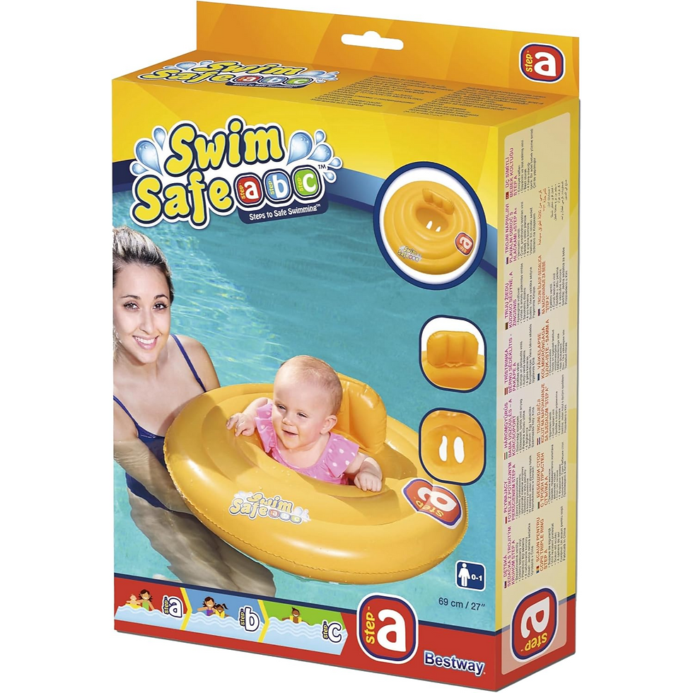 Thumbnail: Bestway Swimming Float Inflatable for Infants | Round 3-Ring Inflatable Baby Boa