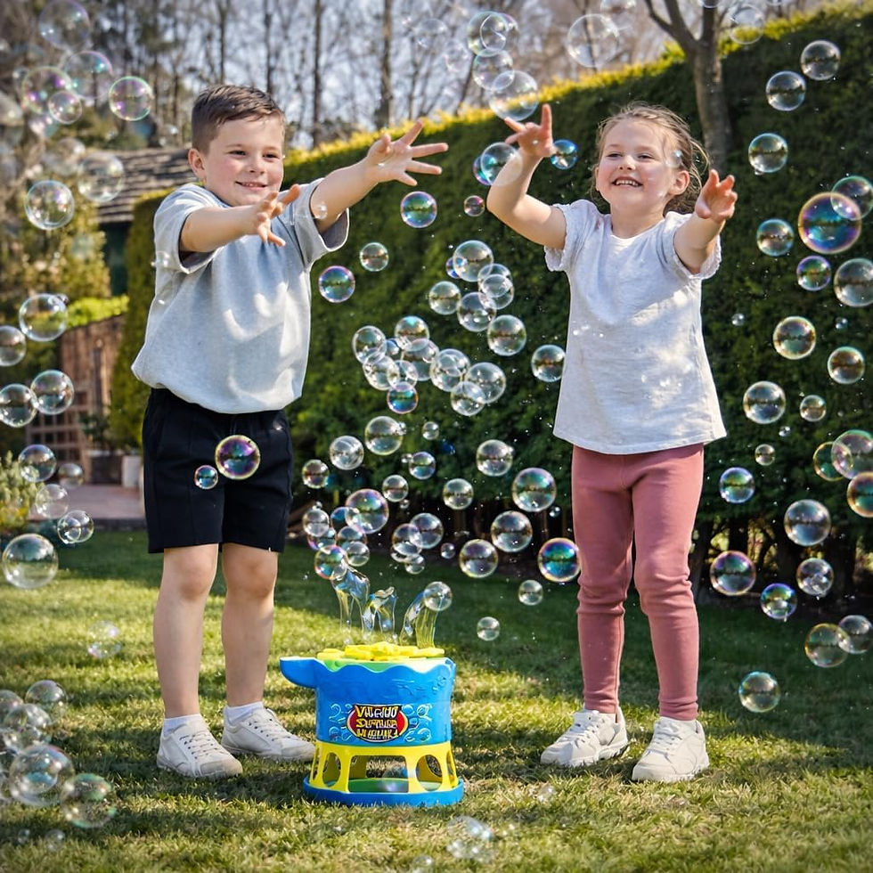 Thumbnail: Volcano Bubble Machine for Kids – Automatic Bubble Maker with Bubble Solution, O