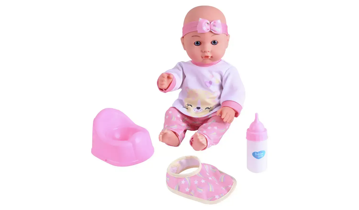Chad Valley Babies to Love Drink & Wet Doll – product image 1