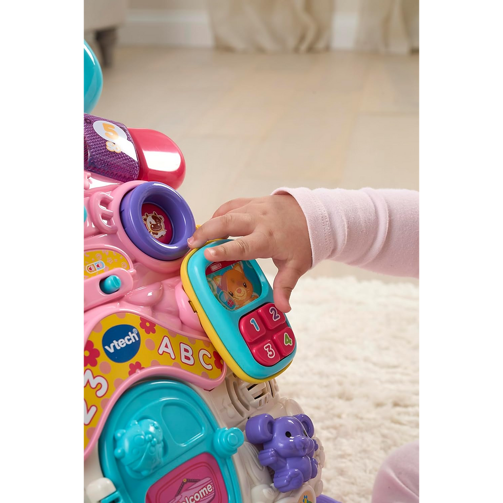 Thumbnail: VTech Baby First Steps Baby Walker Pink