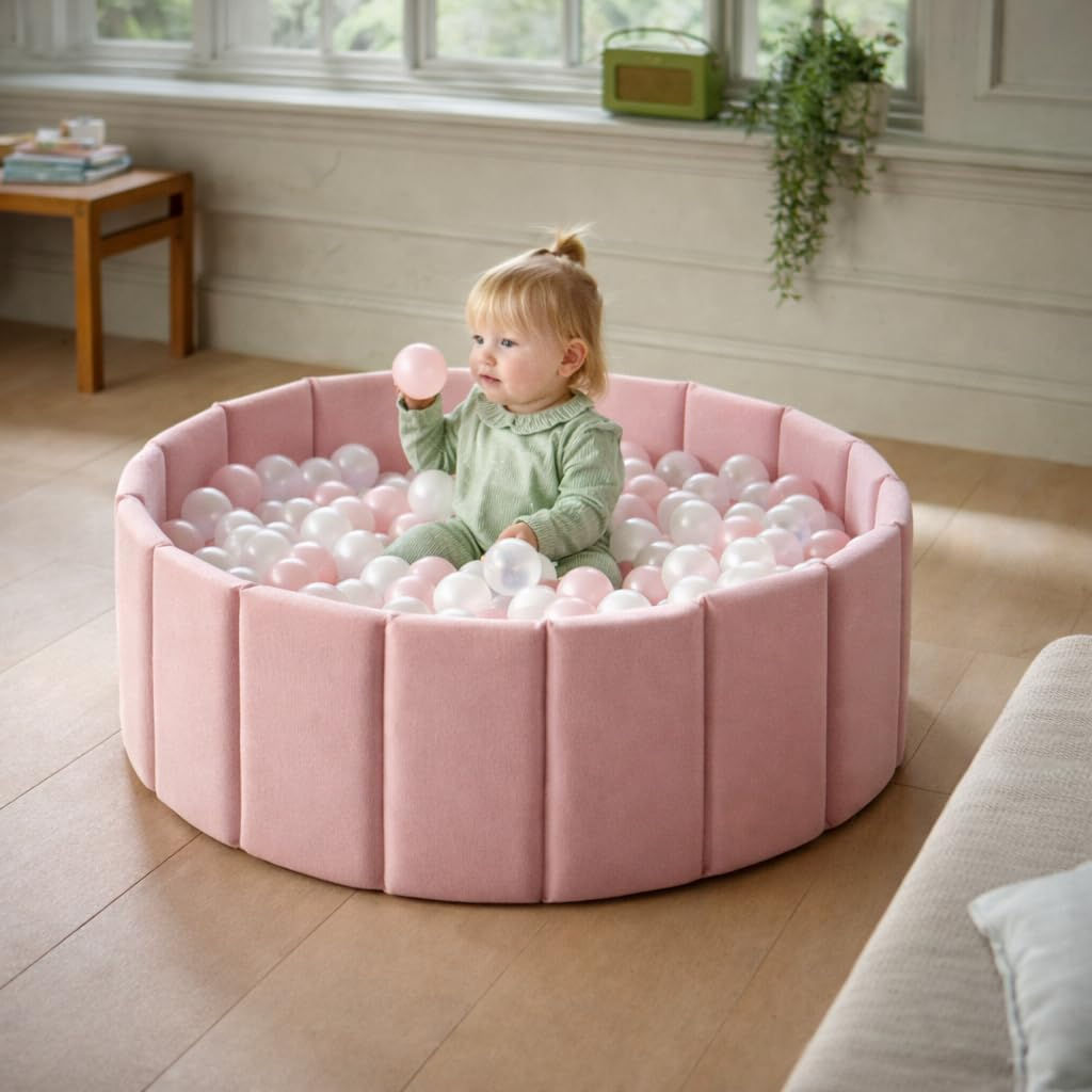 Play Factory Foam Ball Pit with 150 Balls Pink