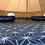 Thumbnail: Blue patterned floor mat inside a bell tent