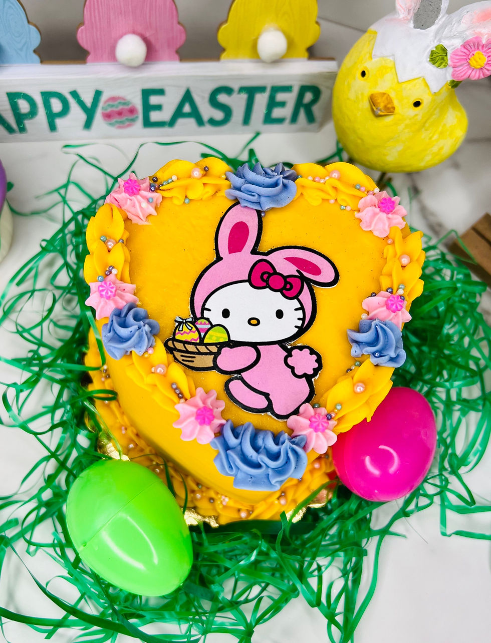 Hello Kitty Easter Bento Cake