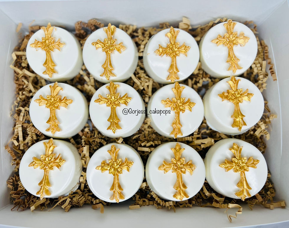 Baptism Christening Chocolate Covered Oreos