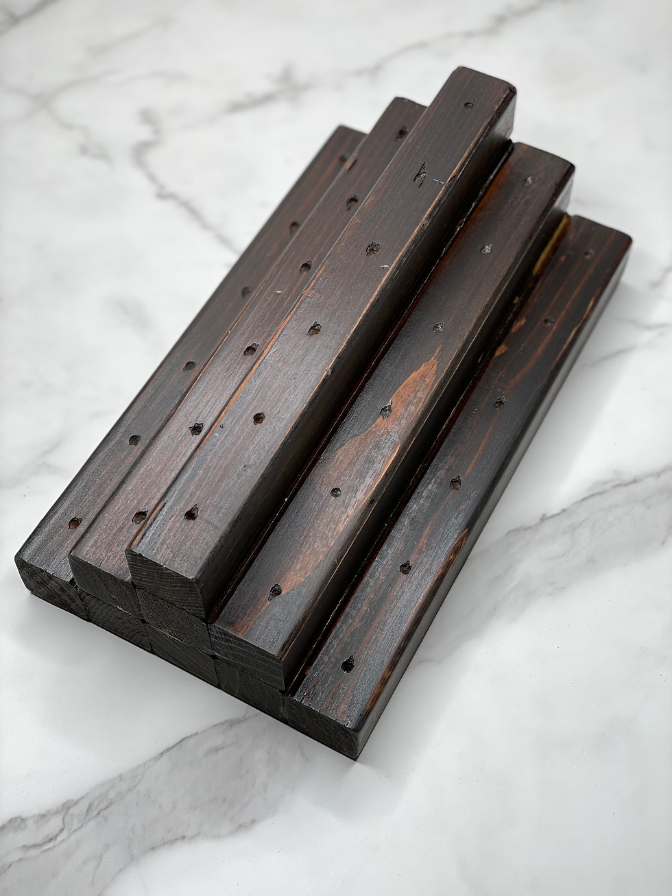 XL Dark Stain Wood Stand