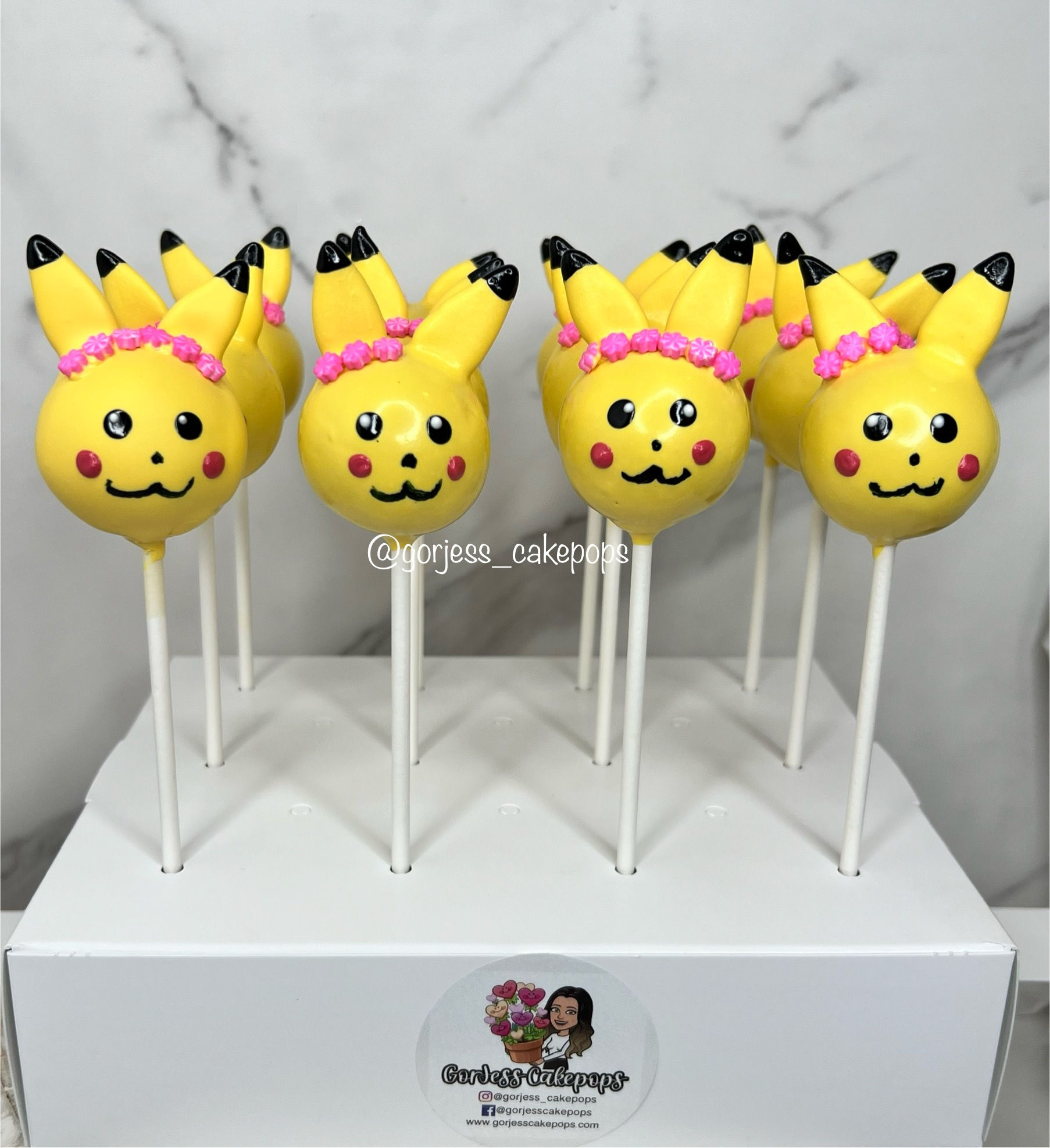 Pokemon Pikachu Character Cakepops