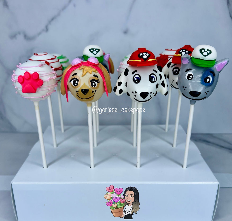 Paw Patrol Character Cakepops