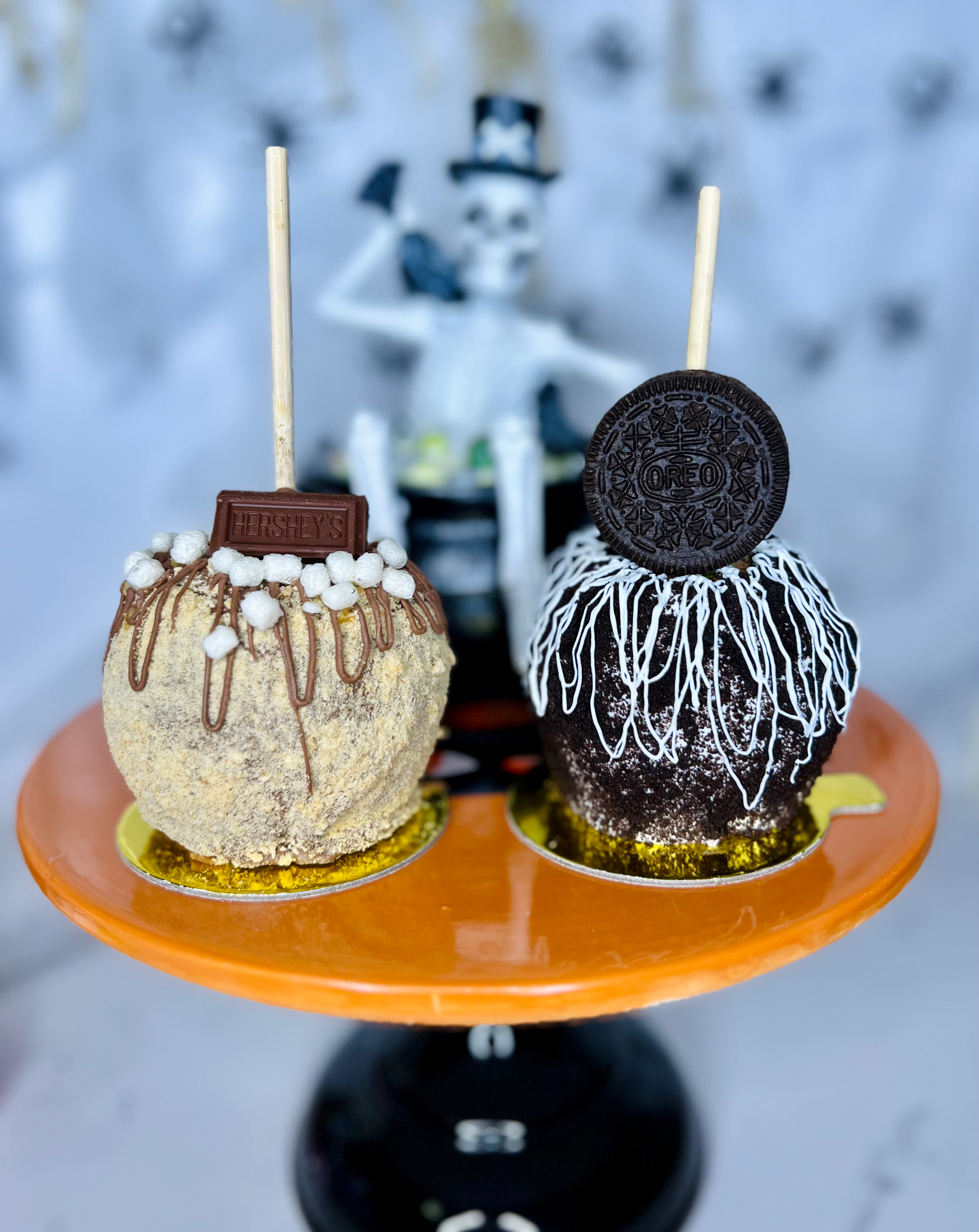 Halloween S'mores & Oreo Caramel Apples