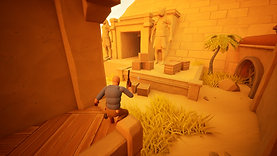5) Reach the pyramid