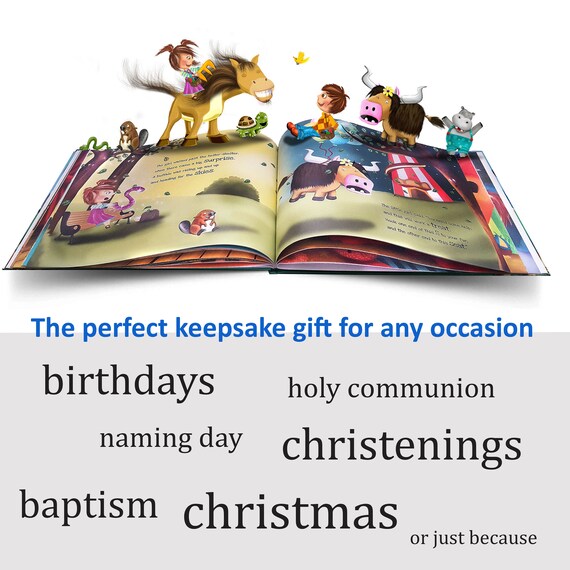Personalized children’s book cover