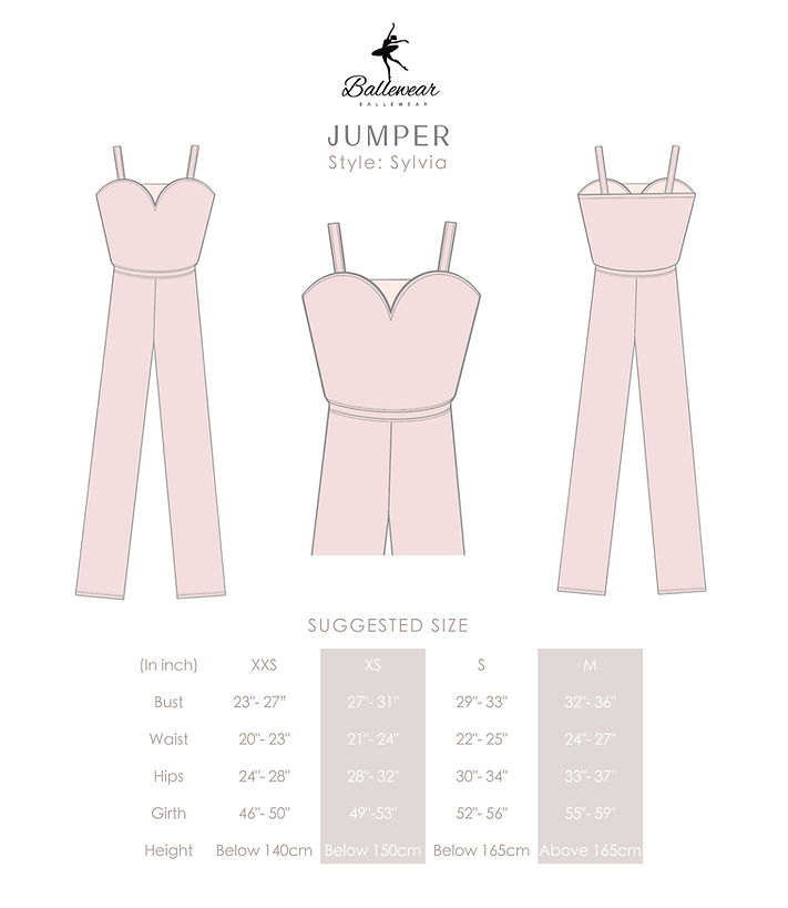 Size Chart ballewear